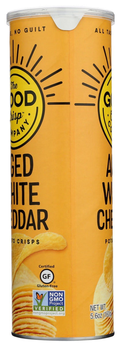 THE GOOD CRISP COMPANY: Crisps Aged White Cheddar, 5.6 oz