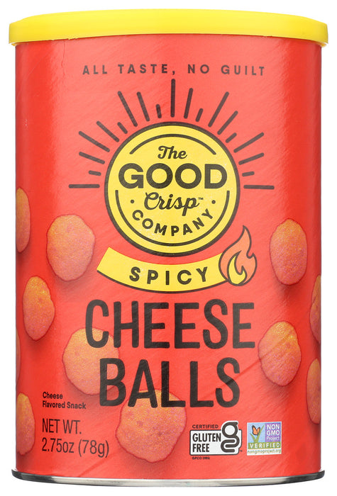 THE GOOD CRISP COMPANY: Spicy Cheese Balls, 2.75 oz