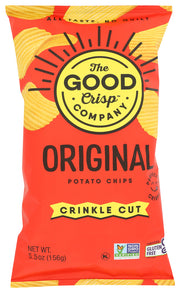 THE GOOD CRISP COMPANY: Crinkle Cut Original Chips, 5.5 oz