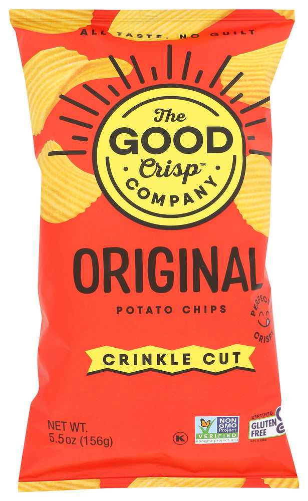 THE GOOD CRISP COMPANY: Crinkle Cut Original Chips, 5.5 oz
