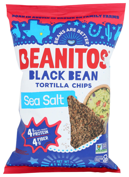 Beanitos Original Black Bean Chips with Sea Salt, 5 Oz