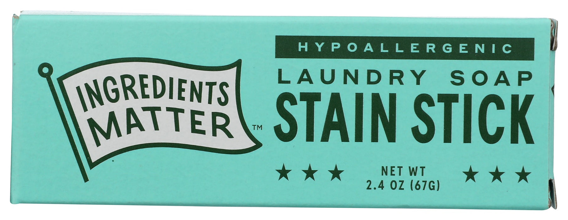 INGREDIENTS MATTER: Stain Stick Laundry Soap, 2.4 oz