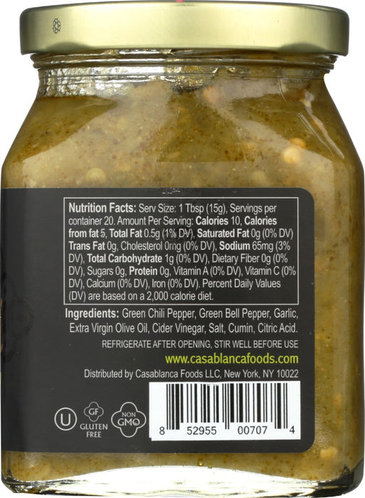 MINA: Sauce Harissa Green, 10 oz