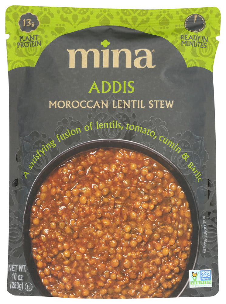 MINA: Stew Lentil Addis, 10 oz
