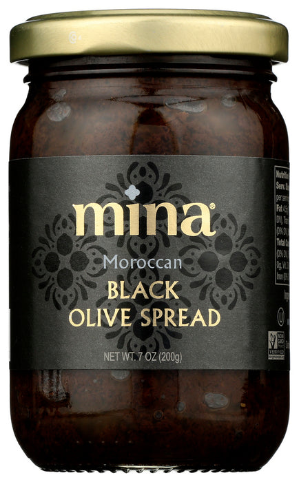 MINA: Spread Black Olive, 7 oz