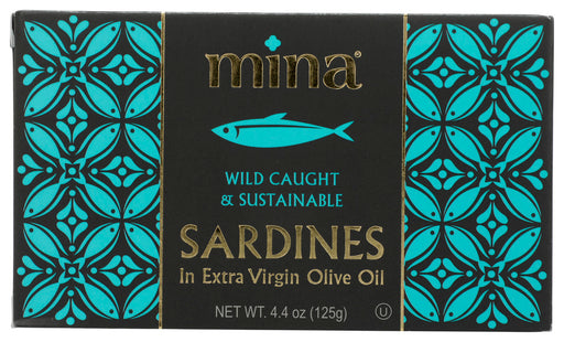 MINA: Sardines In Extra Virgin Olive Oil, 4.4 oz