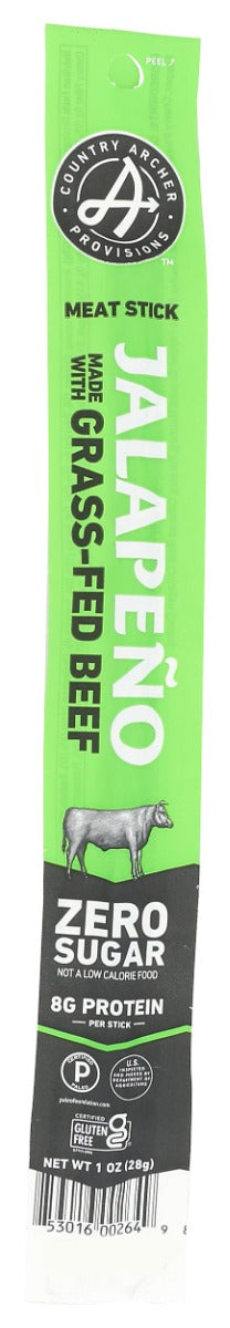 Some like it hot and some sweat when the heat is on. Whatever the case may be, you won't be able to resist the bold taste of spicy garden picked jalapeÃ±os and hearty grass-fed beef all wrapped into one Paleo-friendly snackable meat stick.