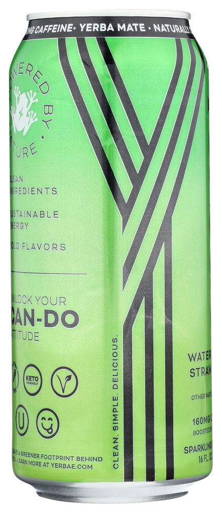YERBAE: Watermelon Strawberry Sparkling Water, 16 oz
