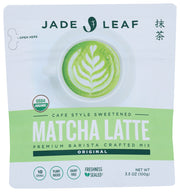 JADE LEAF: Organic Cafe Style Sweetened Matcha Latte Mix Original, 3.5 oz