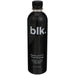 blk. ORIGINAL Alkaline pH 8.0+ For those who like it straight up! A smooth and refreshing blend of fulvic trace minerals, hydration and electrolytes. Our blend of trace minerals is what gives blk. its' distinct black color. With benefits for an active life and the purity of water, blk. is the next step in the evolution of water. Defy expectations with blk. Enjoy the Dark Side. Zero calories, sugars, caffeine, flavoring or dyes. Purified water infused with trace minerals. That's it!