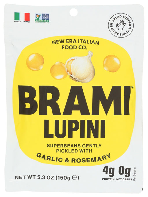 BRAMI LUPINI SNACK: Bean Garlic Herb, 5.3 oz