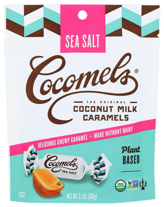 COCOMELS: Cocomels Seasalt Pouch Organic, 3.5 oz