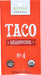 Dress up a family favorite like tacos with Riega Organic taco seasoning mix.
Our taco seasoning is jam packed with real herbs and spices, not chemical fillers. So it makes your tacos a cut above the rest with real flavor and real simplicity. Shake on the flavor while mixing your taco meat for an easy change. Plus, our vegan taco seasoning is great on any style of taco, from ground beef to chicken.