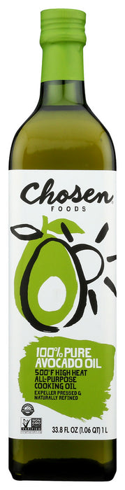 CHOSEN FOODS: Oil 100% Pure Avocado, 1 LT