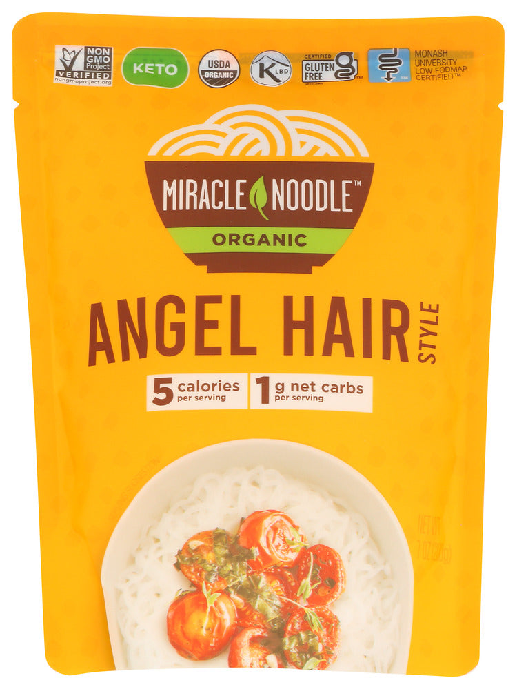 MIRACLE NOODLE: Ready To Eat Organic Angel Hair, 7 oz