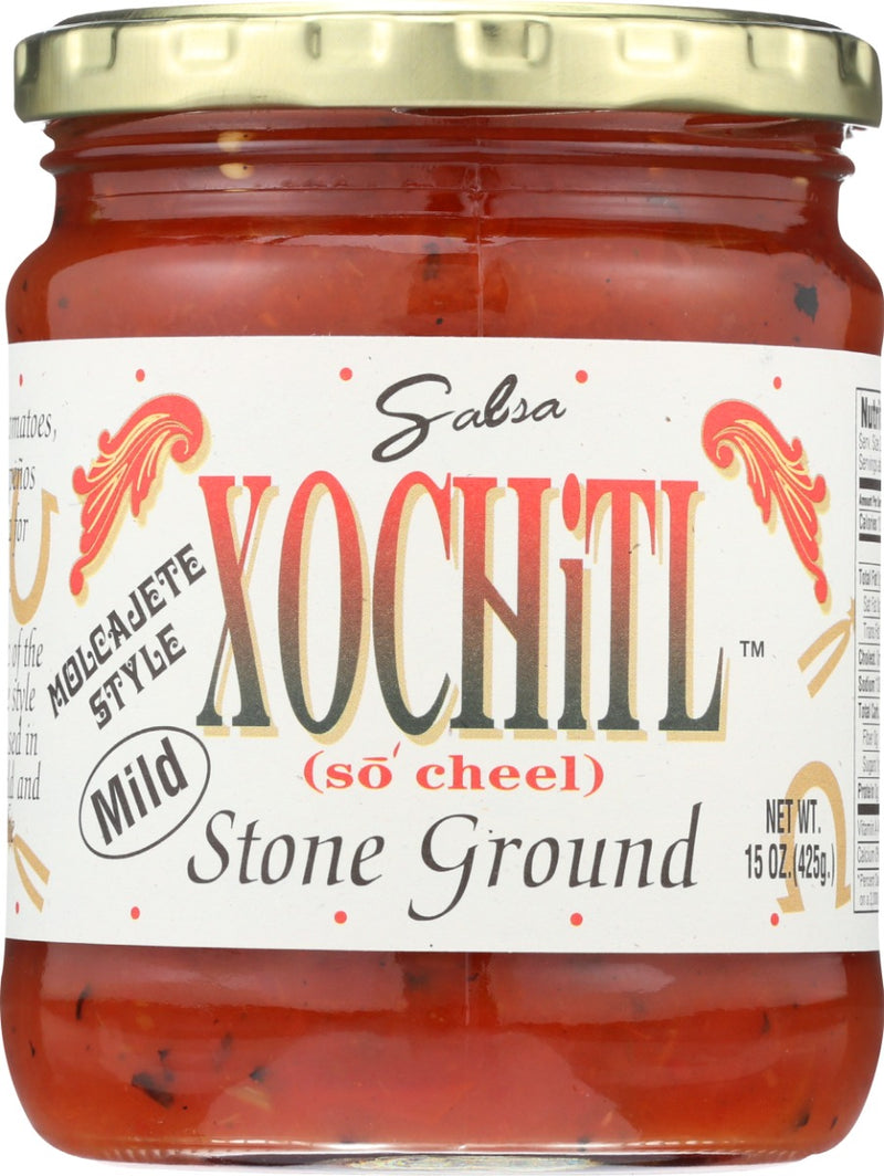 This thick salsa features fire-roasted tomatoes with a hint of chile de arbol and jalapeños. The distinctive chunky texture is inspired by the ancient method of Indian Aztec molcajete and tejolote “ when mortar and pestle were used to crush and grind the ingredients, stirring up incredible flavor. This salsa satisfies whether you're dipping chips or cooking with it.