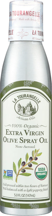 LA TOURANGELLE: Organic Extra Virgin Olive Oil, 147 ml