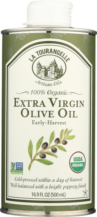 LA TOURANGELLE: Organic Extra Virgin Olive Oil, 500 ml