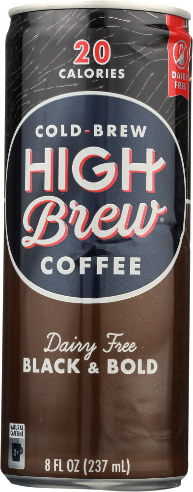 HIGH BREW: Coffee Dairy Free Black & Bold, 8 oz