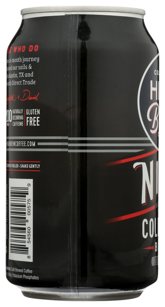 HIGH BREW: Nitro Cold Brew Black Coffee, 10 fo