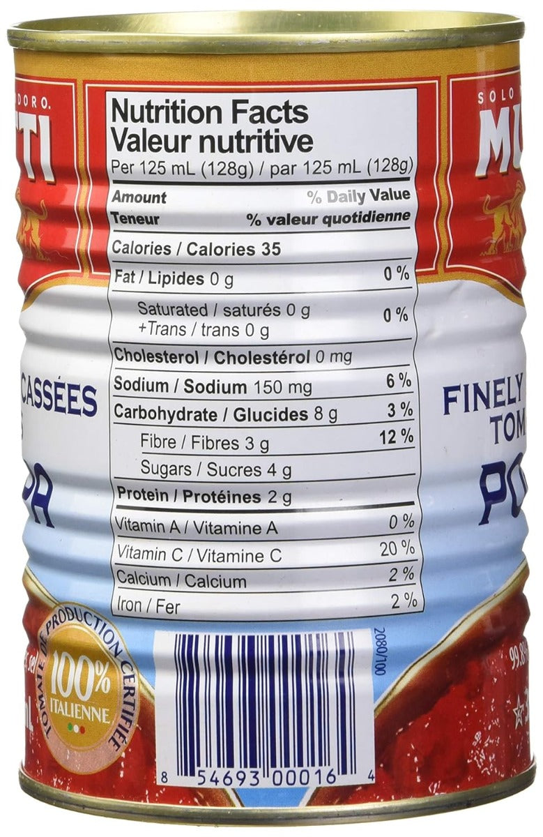 MUTTI: Finely Chopped Tomatoes Polpa, 14 oz