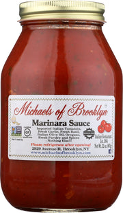 A classic blend of imported Italian tomatoes, garlic, fresh basil, olive oil, oregano and spices. Serve over spaghetti or linguini, simmer with your favorite seafood, or use in traditional parmigiana and lasagna recipes.