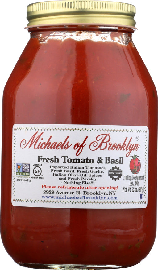 The simplicity of imported Italian tomatoes, fresh basil, garlic, olive oil and spices makes this a consummate favorite. Ideal with any pasta. Also add to sauteed zucchini or eggplant for a new and fresh flavor.