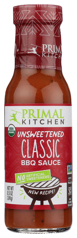 PRIMAL KITCHEN: Organic And Unsweetened Classic Bbq Sauce, 8.5 oz
