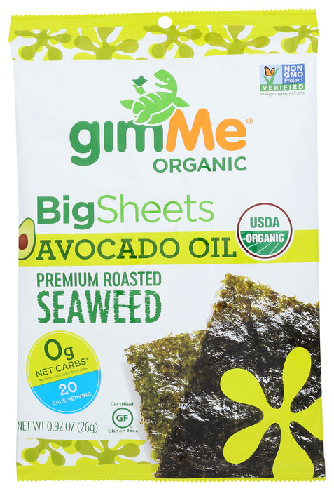 GIMME: Snack Seawd Avoc Oil Org, 0.92 OZ