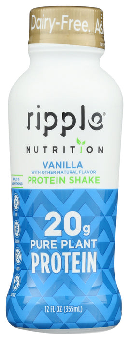 RIPPLE: Vanilla Protein Shake, 12 fo