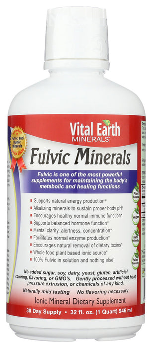 VITAL EARTH MINERALS: Fulvic Mineral Complex, 32 oz
