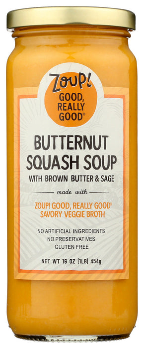 ZOUP GOOD REALLY: Soup Butternut Squash, 16 OZ