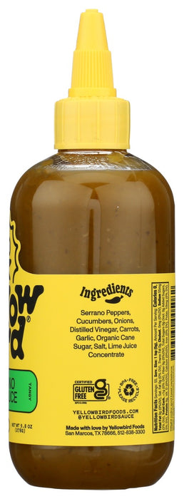 YELLOWBIRD SAUCE: Chili Serrano Sauce, 9.8 oz
