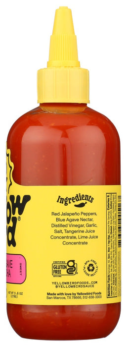 YELLOWBIRD SAUCE: Condiment Agave Blue Sriracha, 9.8 oz