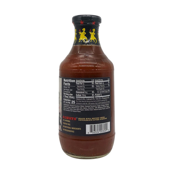 DINOSAUR: Sauce Slathering Bar-B-Que, Sensuous, 19 oz