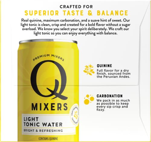 Q TONIC: Water Tonic Light 4Pk, 30 fo