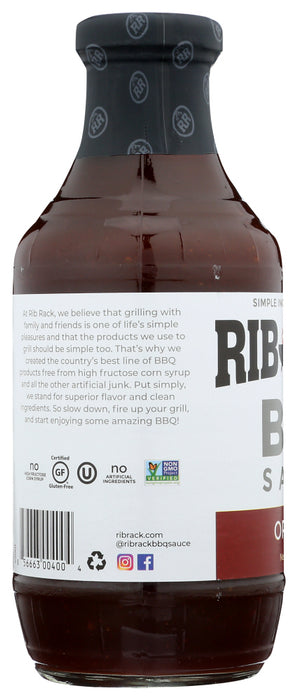 RIB RACK: Original BBQ Sauce, 19 oz