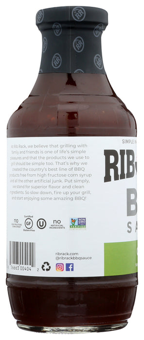 RIB RACK: Campfire Cider BBQ Sauce, 19 oz