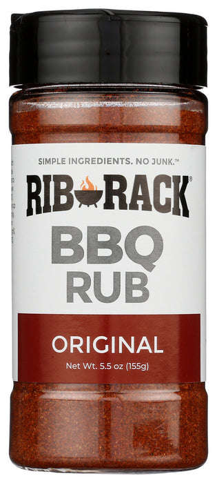 RIB RACK: Original Dry Rub Seasoning, 5.5 Oz