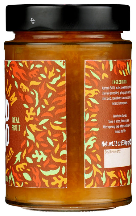 GOOD GOOD: Apricot Jam With Stevia, 12 oz