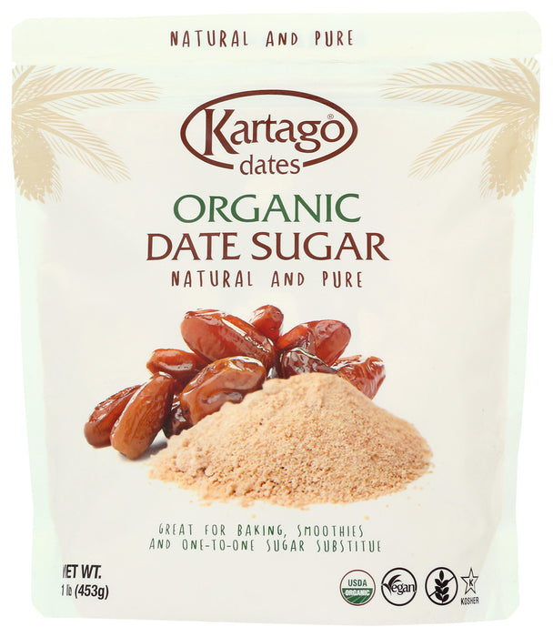 KARTAGO: Date Sugar Org, 16 oz