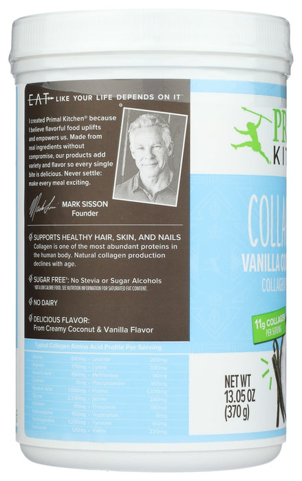 PRIMAL KITCHEN: Collagen Fuel Vanilla Coconut, 13.1 oz