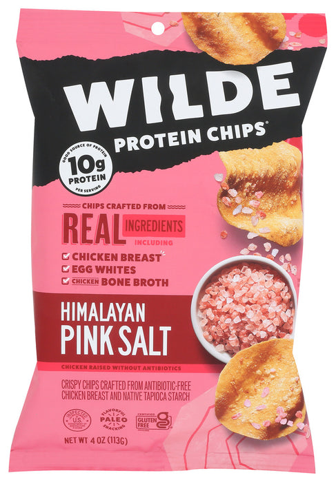 WILDE SNACKS: Himalayan Pink Salt Chips, 4 oz