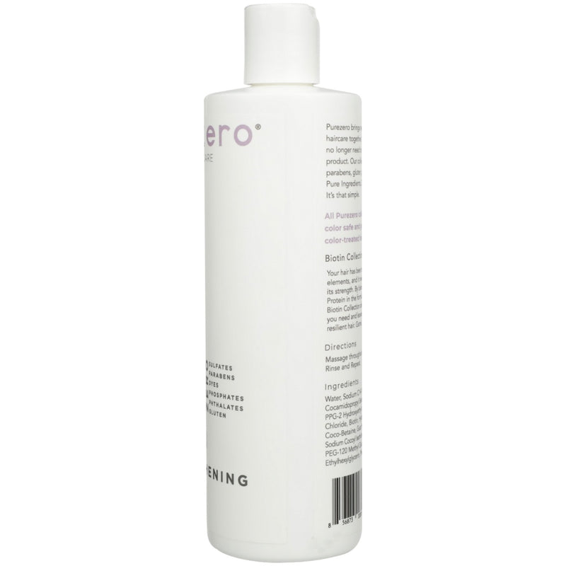 PUREZERO: Biotin Strengthening Shampoo, 12 fo