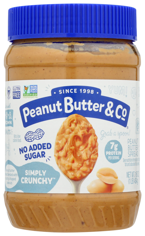 PEANUT BUTTER & CO: Peanut Bttr Smply Crnchy, 16 oz