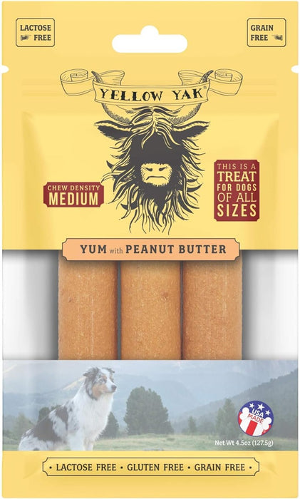 Yellow Yak: Dog Chew Peanut Butter, 4.5 oz