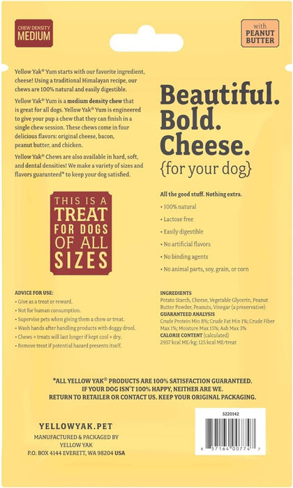 Yellow Yak: Dog Chew Peanut Butter, 4.5 oz