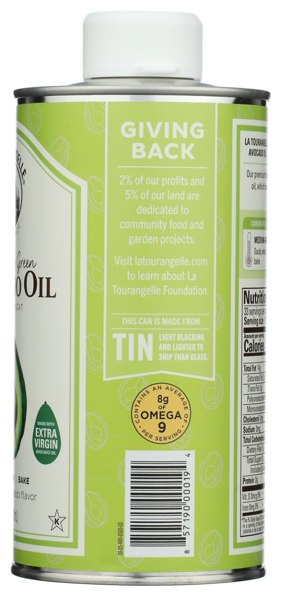 LA TOURANGELLE: Avocado Oil, 16.9 oz