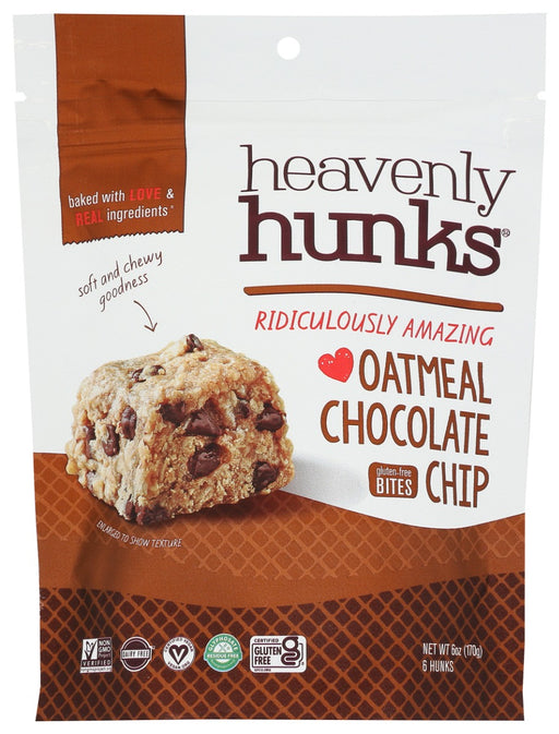 E&CS SNACKS: Oatmeal Chocolate Chip Heavenly Hunk Cookie, 6 oz