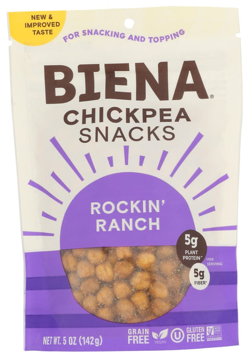 Our classic roasted chickpea is dusted with a rockin' ranch seasoning that is sure to leave your taste buds satisfied.